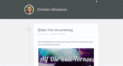 Desktop Screenshot of christianalfredsson.com
