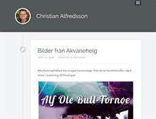 Tablet Screenshot of christianalfredsson.com